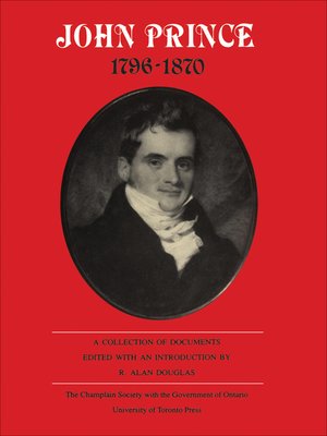 cover image of John Prince 1796-1870